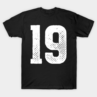 Rough Number 19 T-Shirt